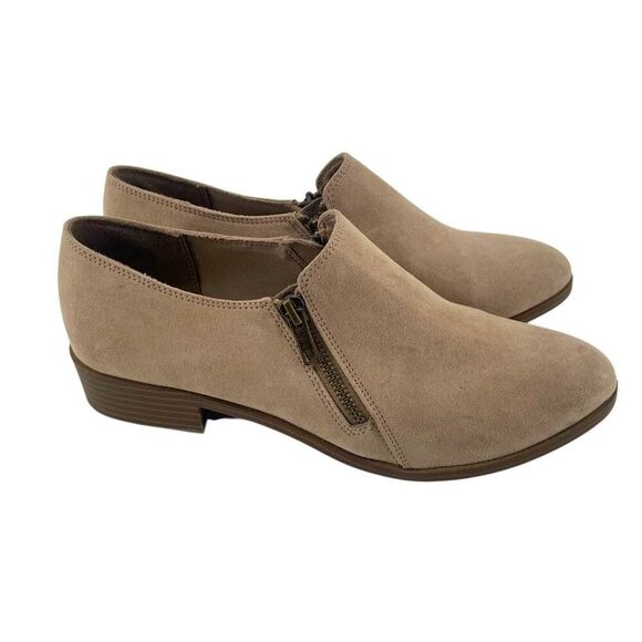 American Eagle Dara Women’s Gray Faux Suede Double Zip Ankle Booties 8.5 - Picture 13 of 13